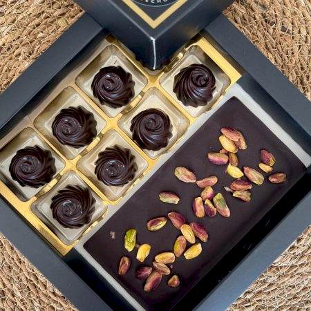 Antep Fıstıklı Tablet Bar ve Sade Lezzet Kutusu