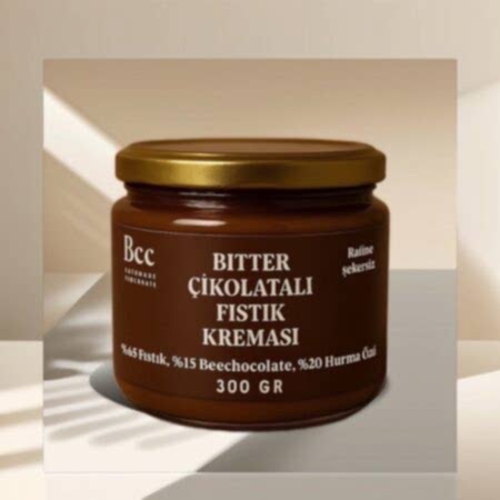 Bitter Çikolatalı Fıstık Kreması