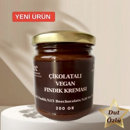 Çikolatalı Fındık Kreması – %100 Doğal, Rafine Şekersiz, Ballı & Vegan Seçenekli